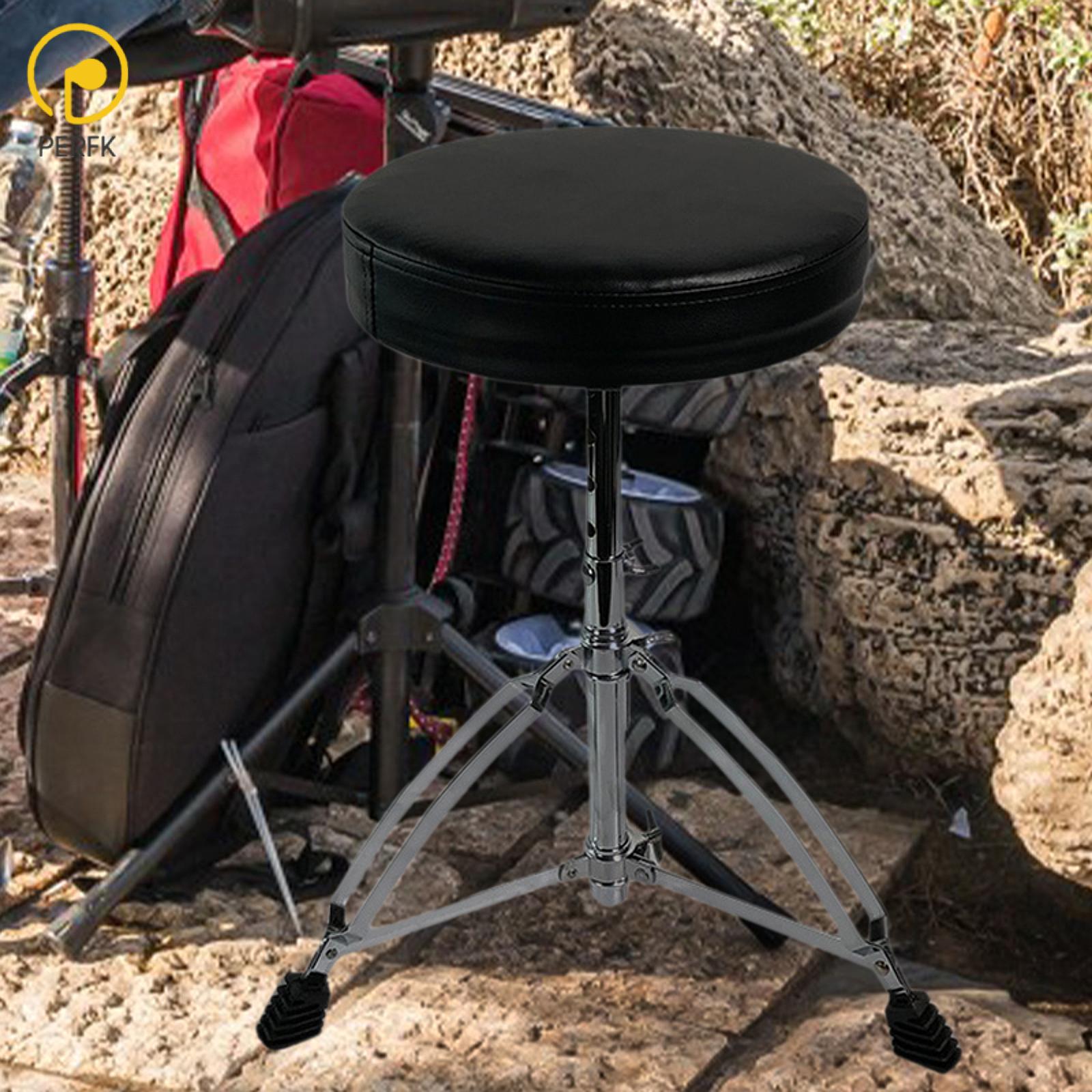 Drum Chair Drum Throne Heavy Duty Portable Anti Slip Feet Padded Seat Drum Stool for Sound Engineers Guitar Players Musician ราคา 9,756 บาท*ส่งฟรี
