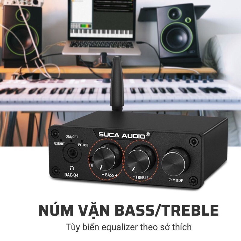 BỘ GIẢI MÃ ÂM THANH SUCA DAC Q4 V2 - Hàng Chính Hãng năm 2025 - Gia Khang Shop