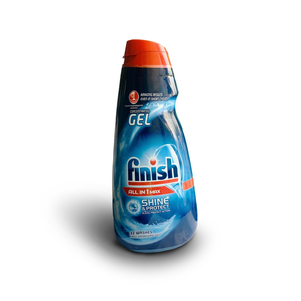 Gel rửa chén bát Finish All in 1 max 10 chức năng 650ml -Hàng chính hãng ( Xuất xứ BALAN)