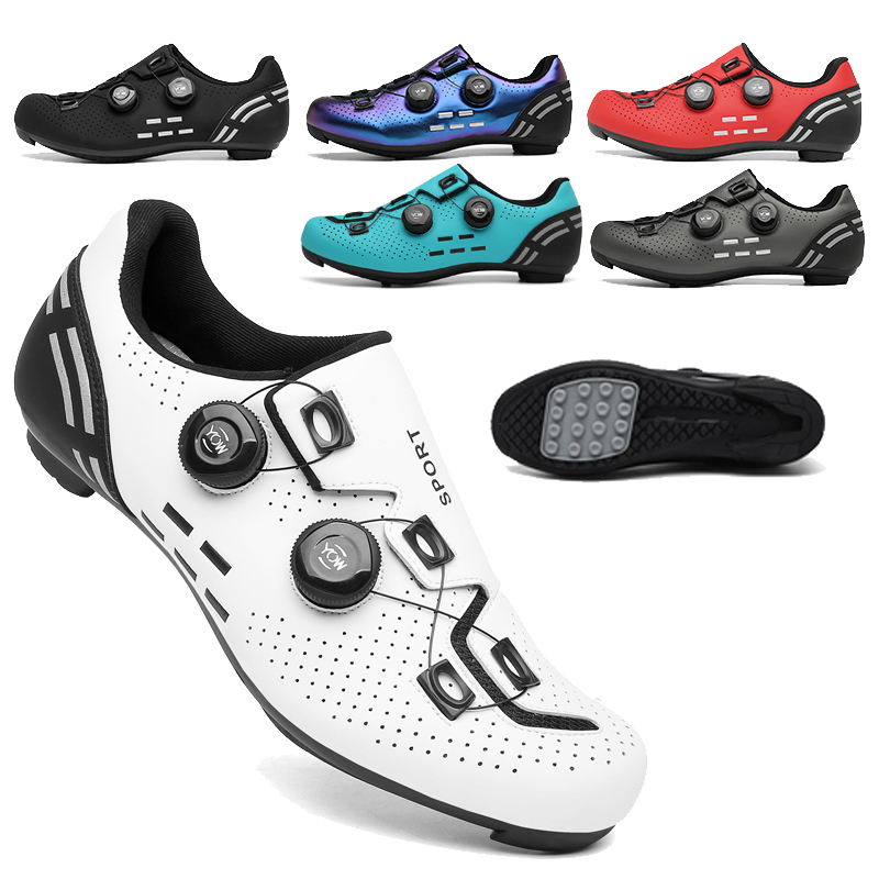 2023 chuyên nghiệp unisex giày đi xe đạp người đàn ông không Cleats đạp xe leo núi đường Giày dép giày đi xe đạp Sneakers không khóa clits giày chống trượt Giày bệt cao su
