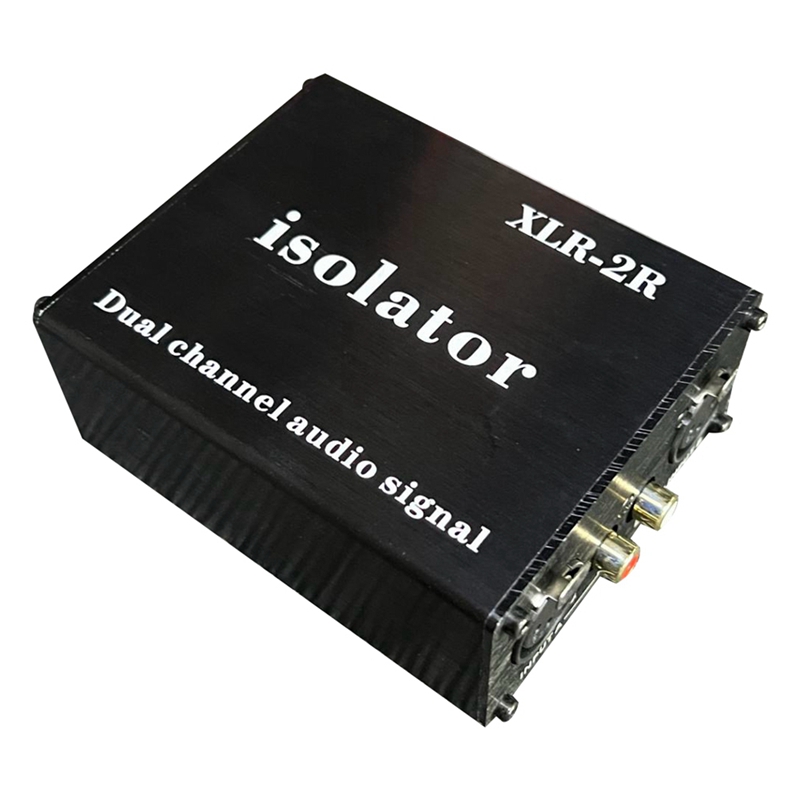 XLR RCA Noise Reduction Isolator XLR-2R Audio Noise Isolator to Eliminate Common Ground Current Sound