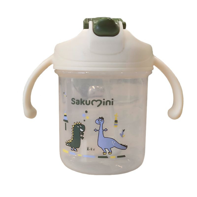 SAKUMINI 3in1 Gelas Minum Sedotan Anak Training Straw Sippy Cup Anak Bayi