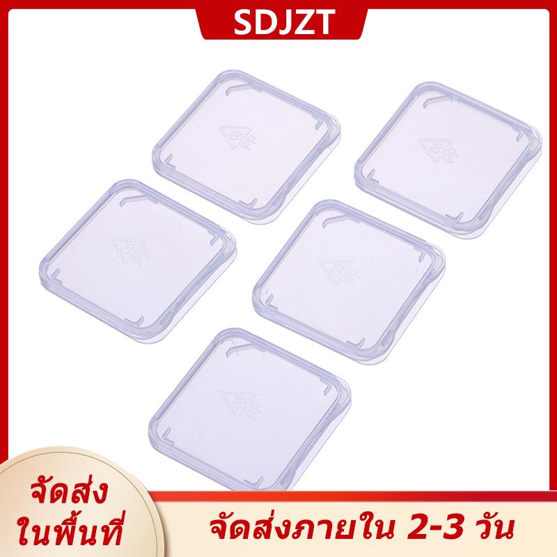 [COD] SDJZT Ship within 24 hours กล่องใส่การ์ดหน่วยความจำ10ชิ้นเคสป้องกันสำหรับ SD SDHC MMC XD CF CARD ราคา 20 บาท*ส่งฟรี