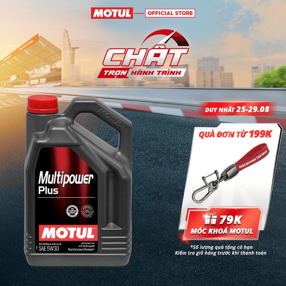 Dầu nhớt xe ô tô motul multipower plus 5w30 sp 4l