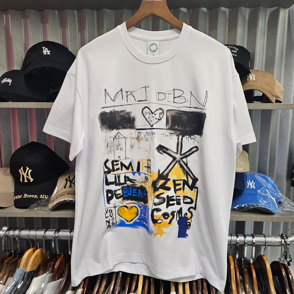 Chính hãng áo thun maria ge de bien trái tim t-shirt - authentic 100% made in korea