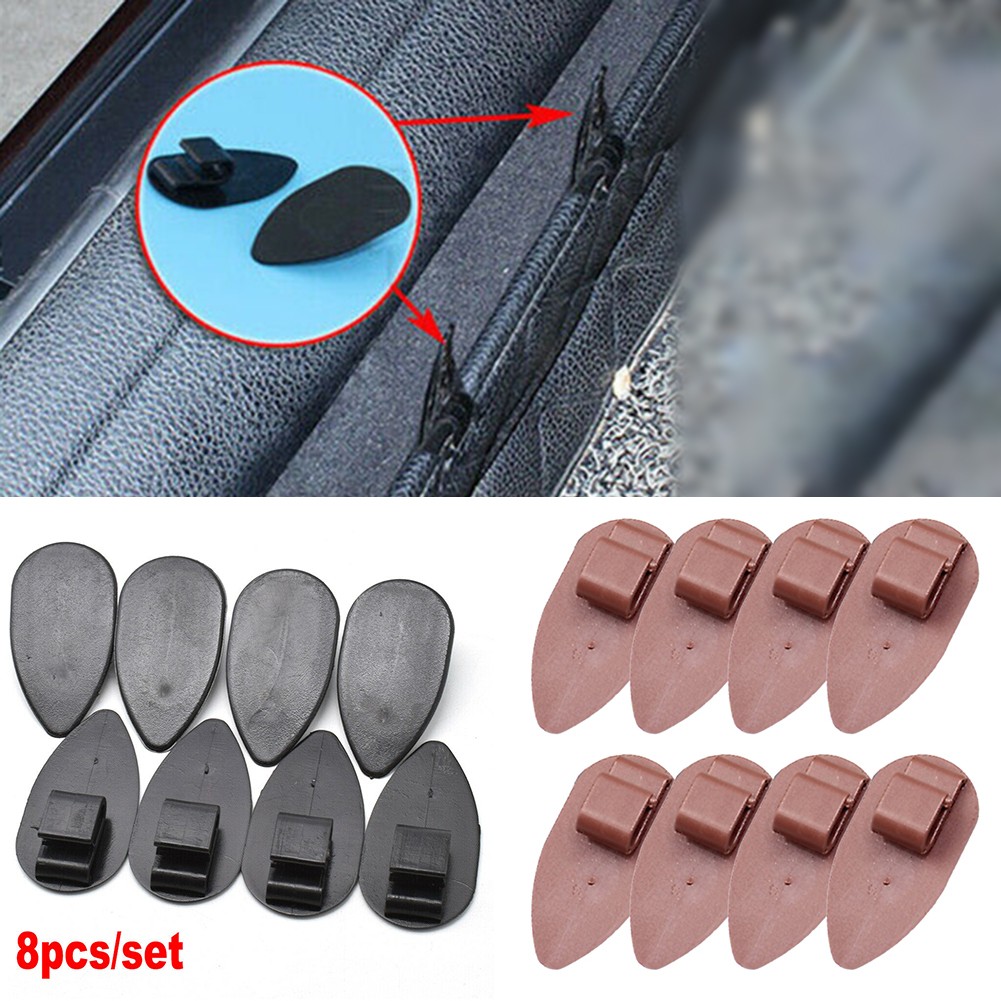 【Eelhoe】 Dễ dàng lắp đặt thảm sửa chữa kẹp Grips chủ sở hữu cho thảm lót ô tô (bộ 8) [phát hành sản phẩm mới] [hàng tồn kho Lớn]