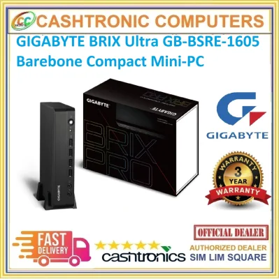 GIGABYTE BRIX Ultra GB-BSRE-1605 Barebone Compact Mini-PC