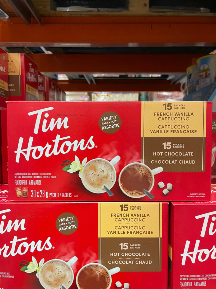 Tim Hortons Hot Chocolate And French Vanilla Cappuccino Variety Pack, 30-count - View #8