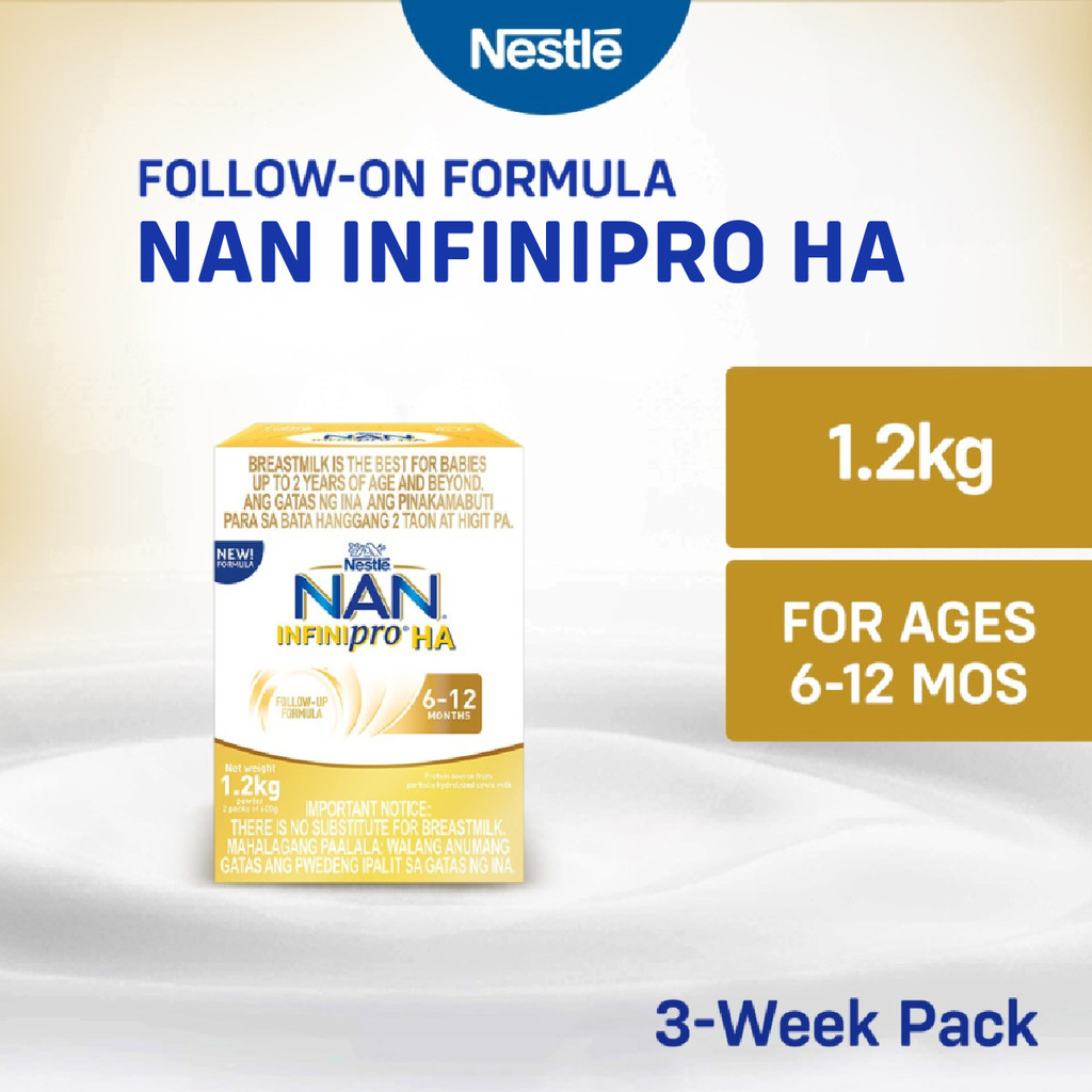 NAN INFINIPRO HA Two Follow-on Formula Milk Powder for 6-12 Months Old 1.2kg