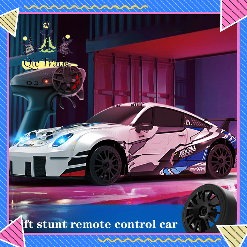 【QIC✨】Remote Control Car 2.4G RC Drift Car 4WD High Speed Electric Racing Vehicle Model Toy Birthday Christmas Gifts For Boys Girls ราคา 465 บาท*ส่งฟรี