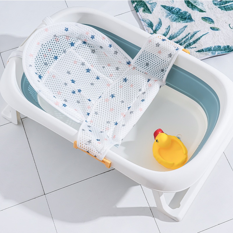 Thảm tắm cho bé sơ sinh t-net có thể điều chỉnh sơ sinh Lưới tắm tắm bảo vệ tắm tiểu luận sản phẩm em bé có thể gập lại tắm và tắm sen