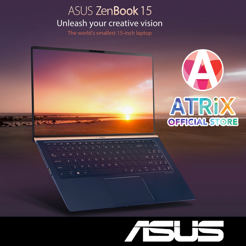 【Same Day Delivery】ASUS Zenbook 2020 UX533FTC-A8304T | ax WiFi 6 | 15.6 FHD | i7-10510U | 16GB RAM | 1TB PCIe SSD | GTX1650-4GB | Win10 Home | 2Yr ASUS International Warranty