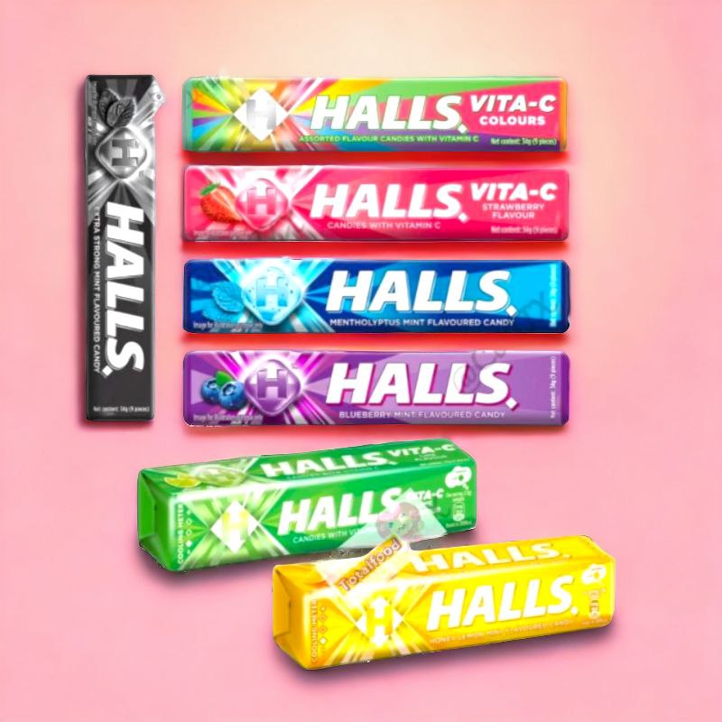 Halls Mentho Mints Unique Stick SKUs