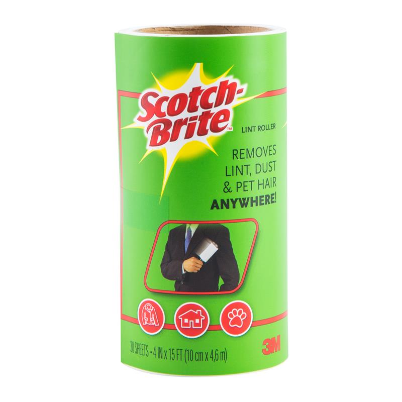 Scotch-Brite รีฟิลล์ลูกกลิ้งขจัดฝุ่น 30 แผ่น รุ่น 836R ราคา 105 บาท*ส่งฟรี