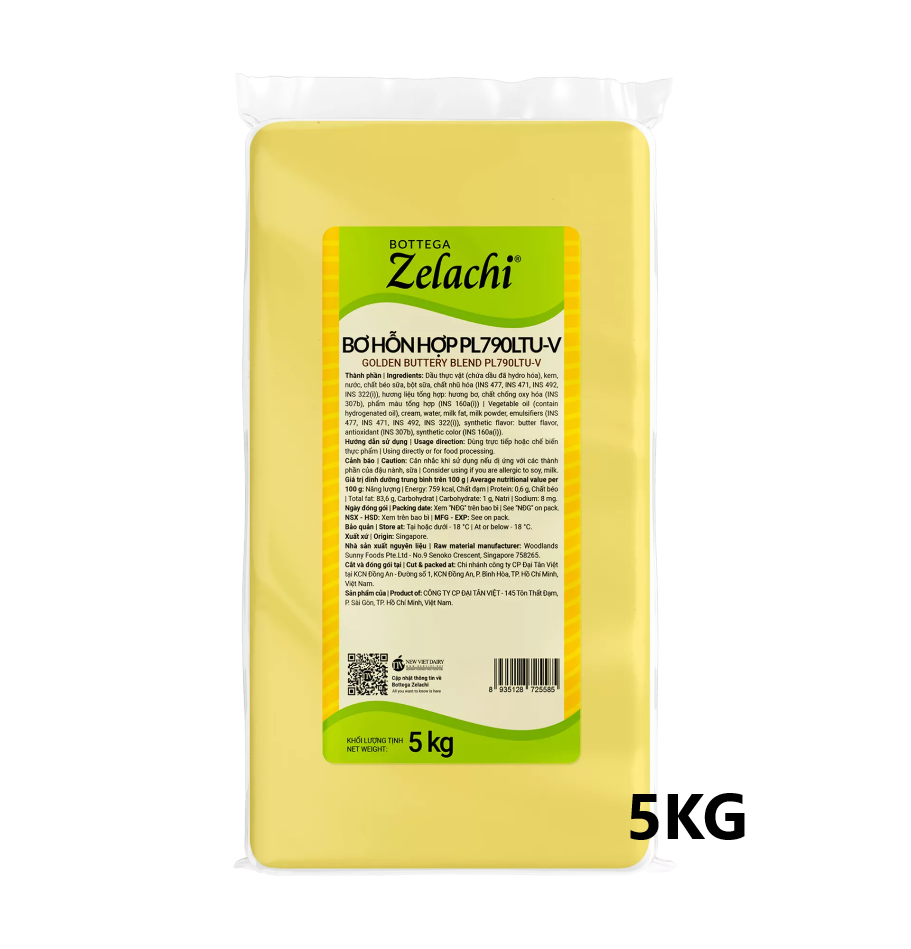 Bơ hỗn hợp Zelachi 1kg