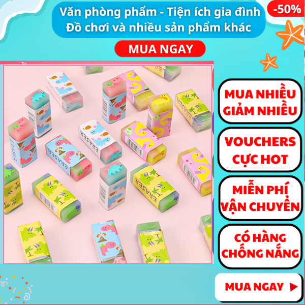 Gôm tẩy bút chì 4b hình dễ thương - gift love
