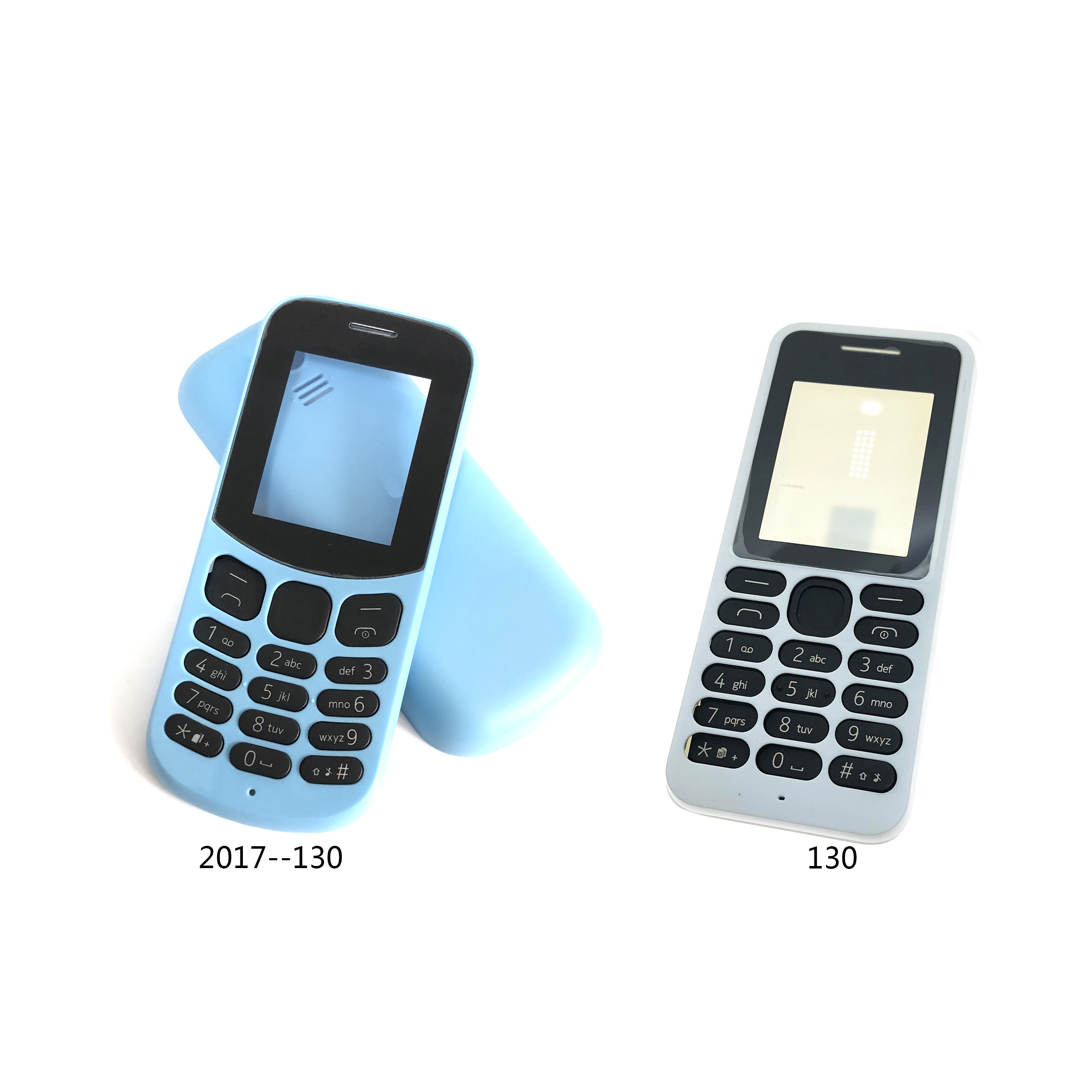 2017 cho nokia 130 ta-1017 ốp điện thoại di động 130 ds rm-1035 rm1122 trường hợp ốp lưng pin cửa bàn phím đầy đủ hoàn chỉnh phải đối mặt