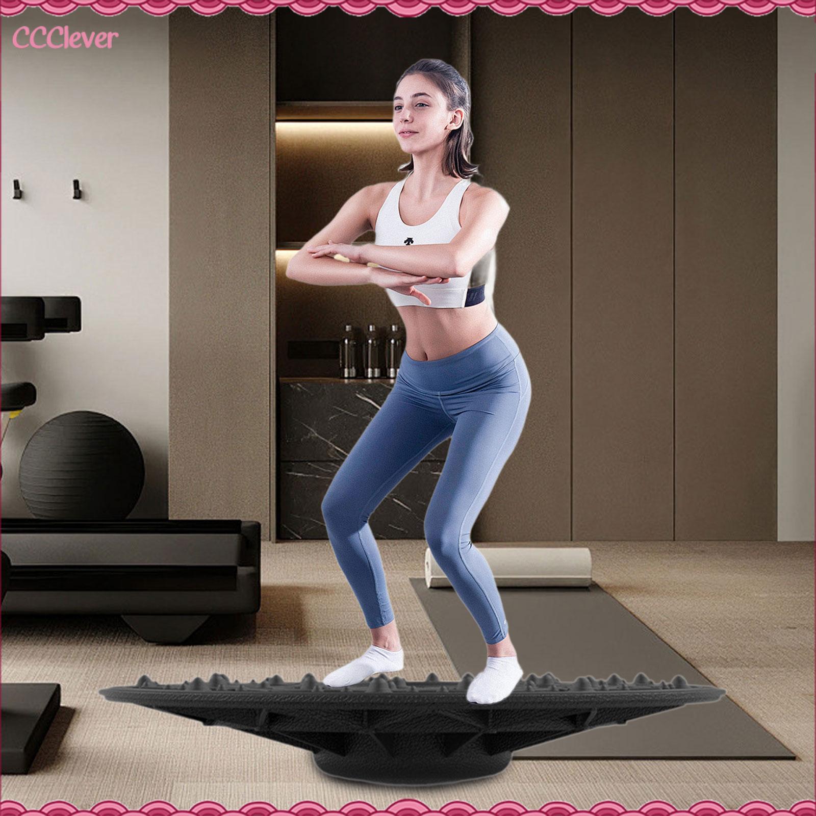 CCclever lắc lư Bảng cân bằng ổn định Hội Đồng Quản trị xách tay 12inch đào tạo thể thao cho tăng cường tính linh hoạt Exerciser nhà phòng tập thể dục Pilate diễn viên đóng Thế