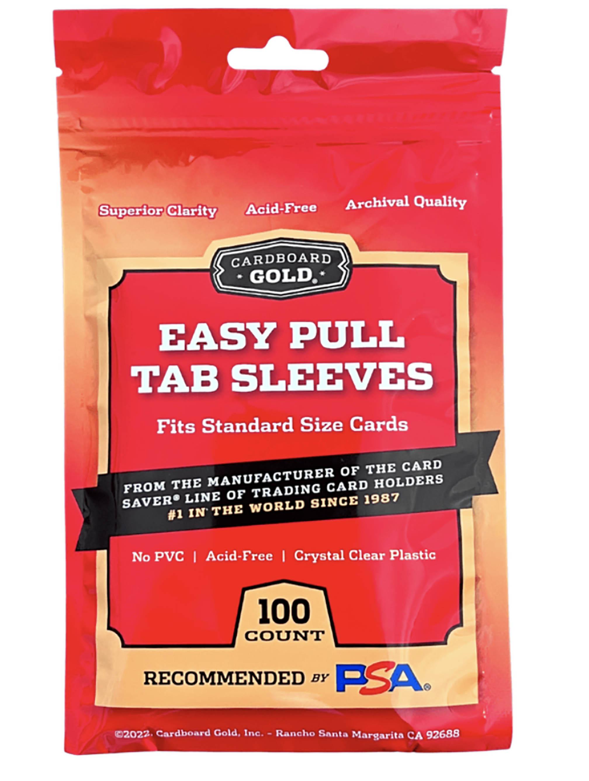 Cardboard Gold Card Saver 1 Semi-Rigid Holders - 50ct Pack For Grading  (PSA/BGS)