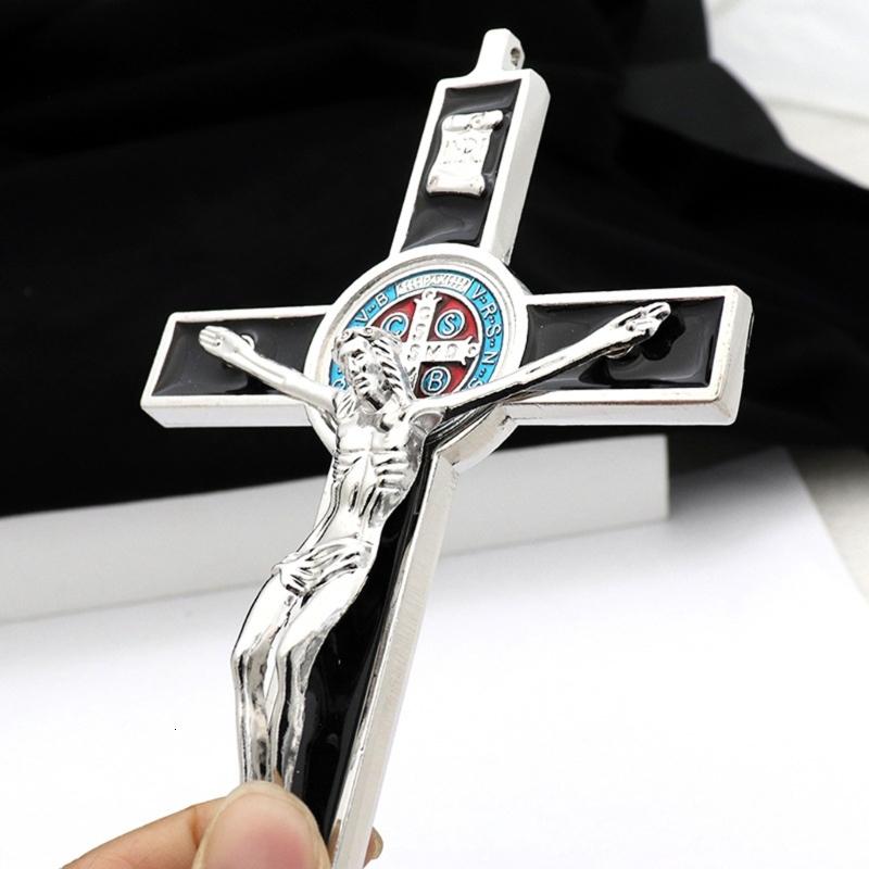 Hợp kim Công Giáo crucifix trang trí tinh xảo cho tăng cường nhà tinh thần đồ treo tường trang trí
