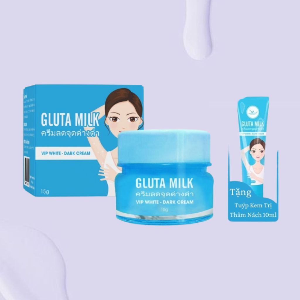 Kem thâm gluta milk thái lan - kem ngừa thâm nách,thâm mông,thâm cổ - mua 1 tặng 1