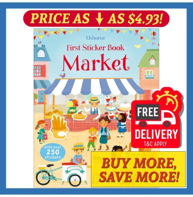 Usborne First Sticker Book Kids Sticker Books Children Activity Early Childhood Education - Market