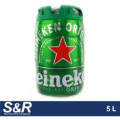 Heineken Original Beer Keg 5L Exp: Sep 25, 2023