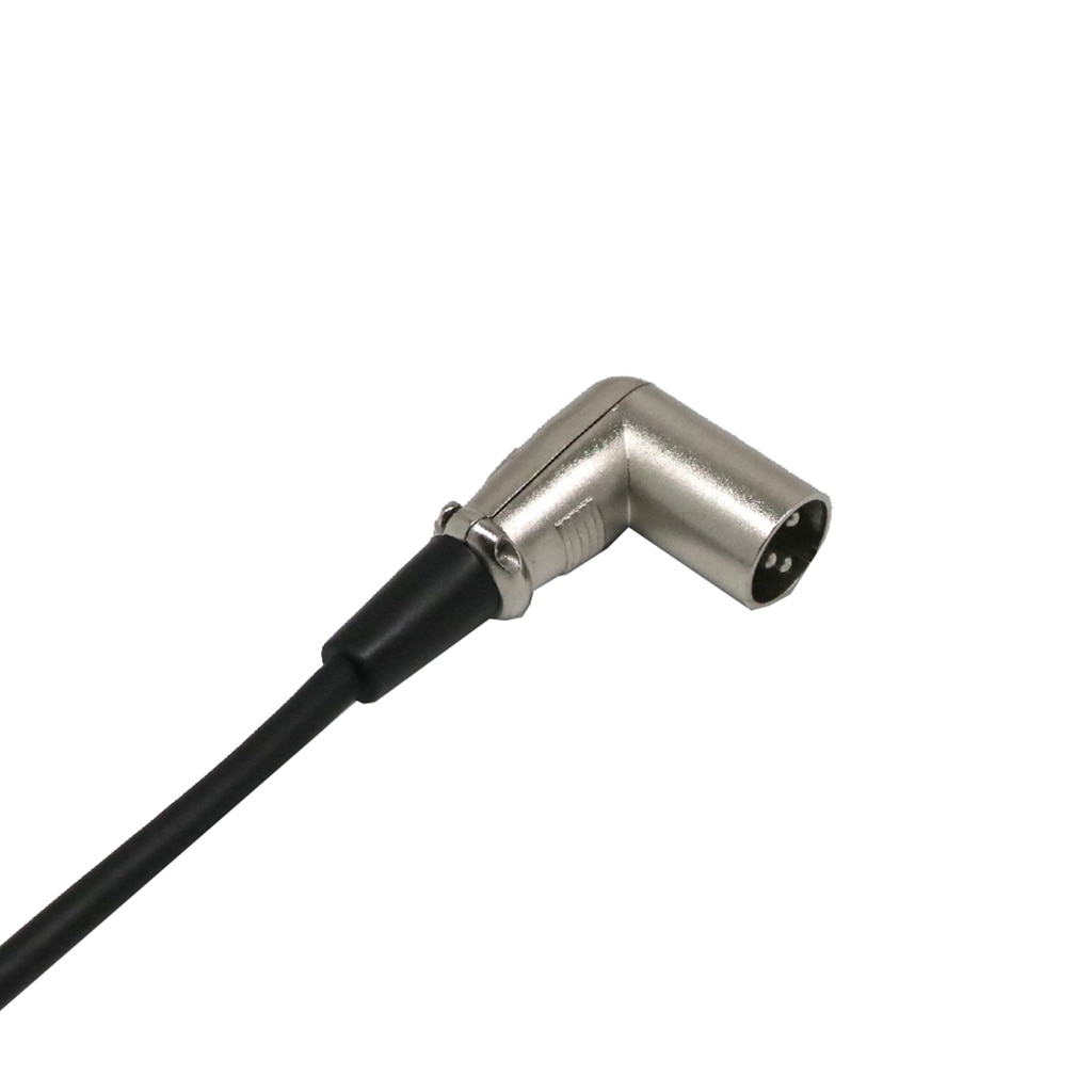 3Pin XLR Right Angle 90 Degree Female To Male Mic Cable Connector