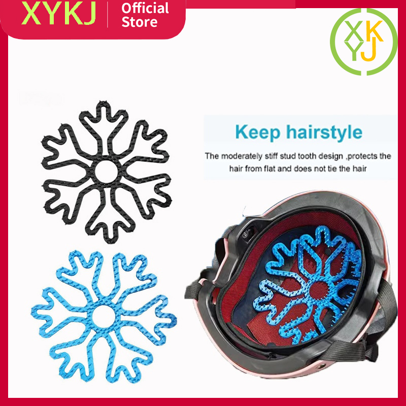 Metalive motorcycle helmet in seat flexible helmet in silicone pad anti-theft bicycle helmet pad Harga 10,159 rupiah*Gratis Ongkir