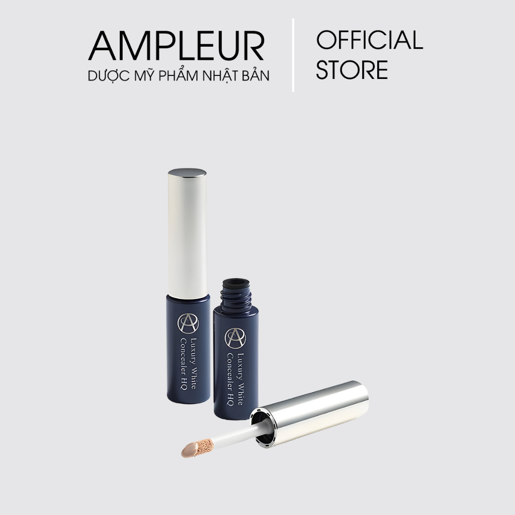 Kem che khuyết điểm ampleur luxury white concealer hq nhật bản 7g