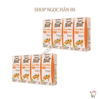 Combo 2 Lốc Sữa Hạt Óc Chó/Hạnh Nhân Vinamilk vỉ 8 hộp x 180ml