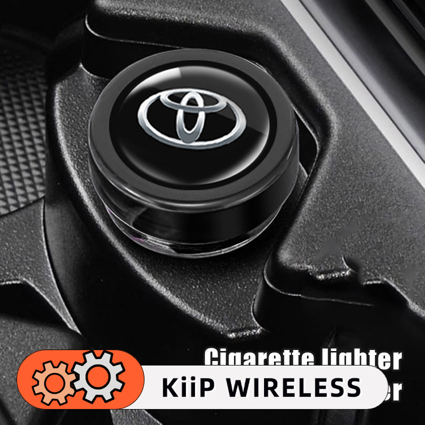Cover Tutup Auto Lighter Charger Pemantik Api Socket Colokan Mobil Dengan Logo Toyota Anti Debu Harga 19,000 rupiah*Gratis Ongkir