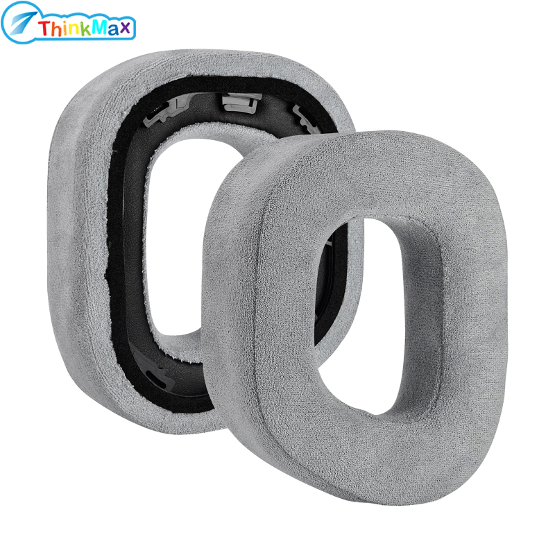 Ear Pads Faux Suede Fabric Thickening Earmuffs Compatible For Hs80 Rgb Headphones Soft Foam Cushion Cover ราคา 313 บาท*ส่งฟรี