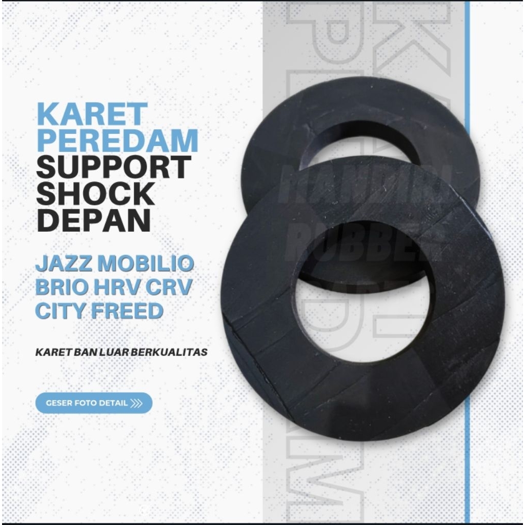 Extra Front Shock Damper Rubber Brio Jazz Mobilio City Freed Harga 20,000 rupiah*Gratis Ongkir