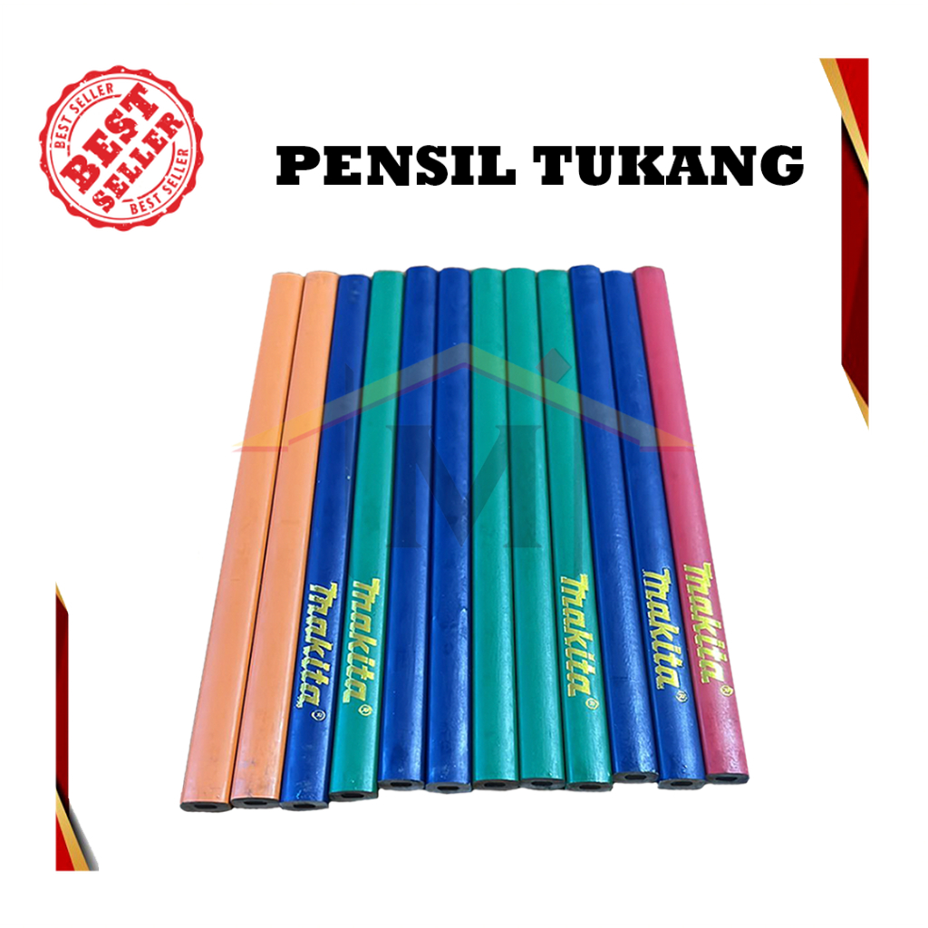 Pensil Tukang Makita Pincil Kayu Bangunan