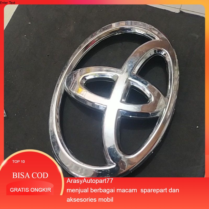 logo setir inova lama avanza lama all new rush camry altis yaris vios ORIGINAL 100% KAKI KECIL Harga 90,000 rupiah*Gratis Ongkir