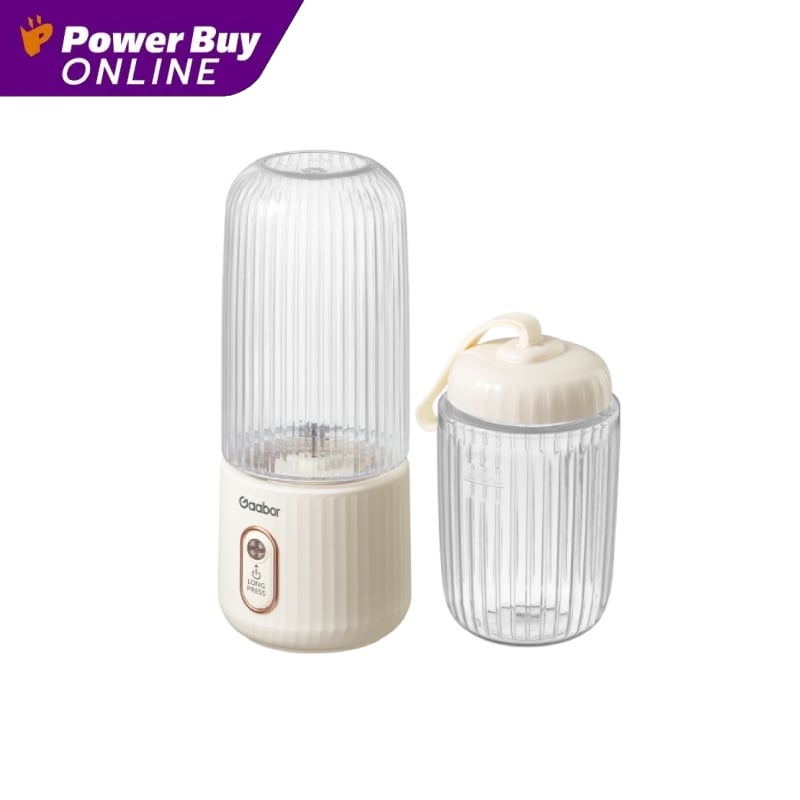 GAABOR เครื่องปั่นแบบพกพา (30 วัตต์, 0.35 ลิตร, สีขาว) รุ่น FP03T-WH01A ราคา 359 บาท*ส่งฟรี