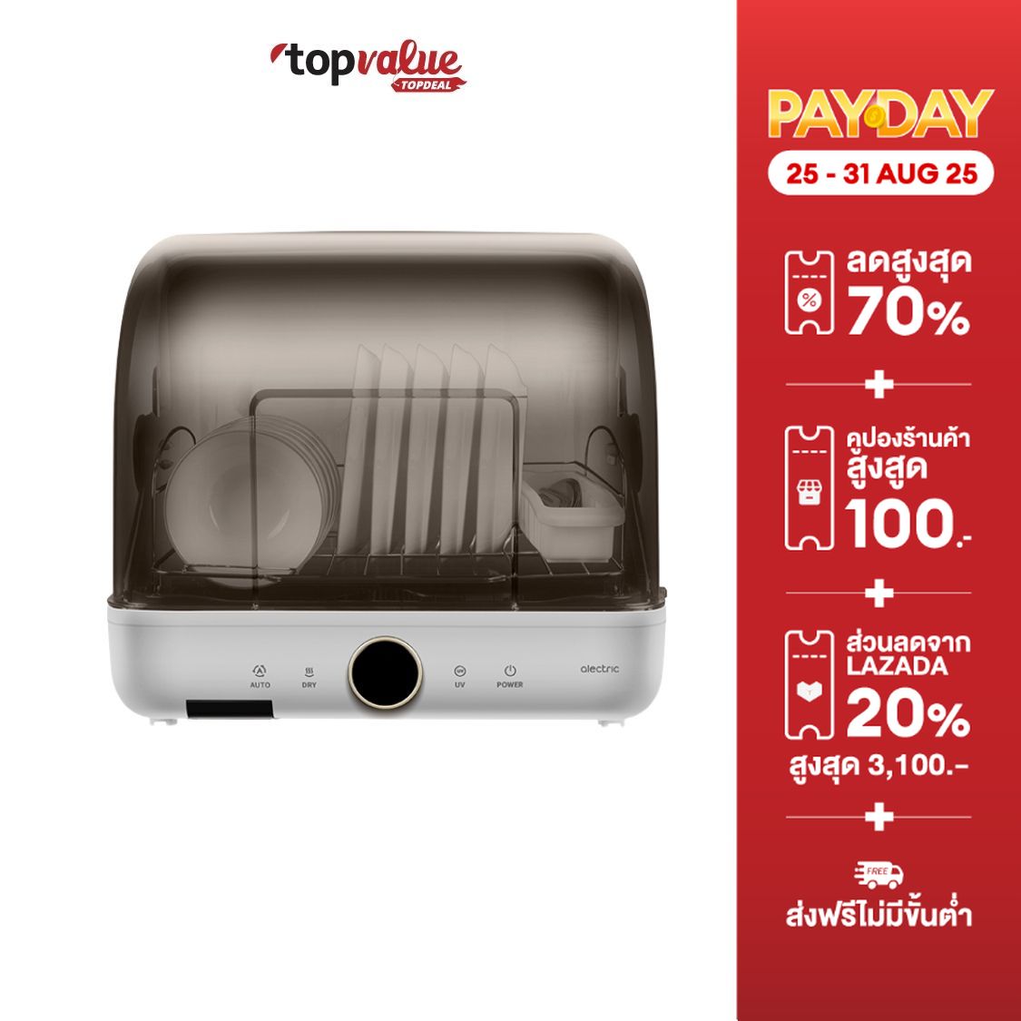 ล้างจาน ราคา 1,790 บาท*ส่งฟรี