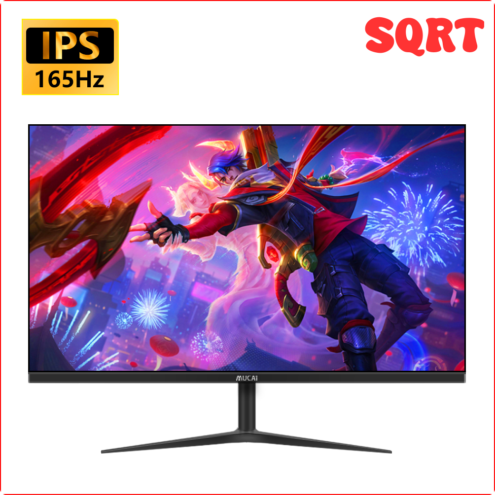 [SQRT] MUCAI 27 Inch Gaming Monitor 144Hz LCD Display HD 165Hz PC IPS Desktop Computer Screen Flat Panel HDMI-Compatible and DP ✬✫✩ ราคา  20,048 บาท*ส่งฟรี