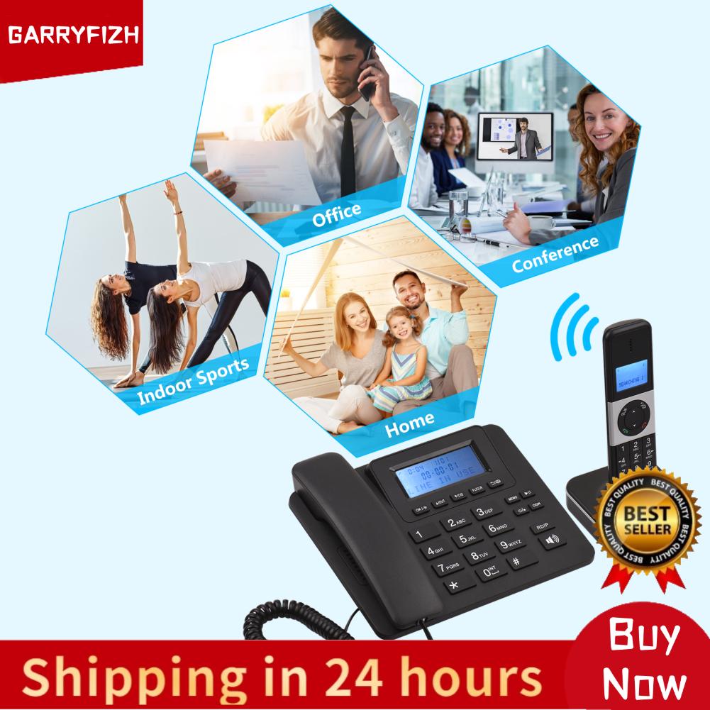 GARRYFIZH โทรศัพท์ไร้สายแบบมีสายสำหรับบ้าน 50 สายเข้า 14 ขาออก ความทรงจำ ระบบโทรศัพท์ไร้สายแบบมีสาย ราคา 2,782 บาท*ส่งฟรี