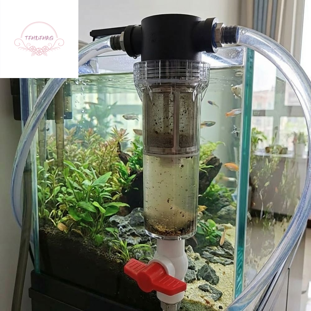 TFHDFHRG Màn lọc bằng thép không gỉ Thiết bị tách phân cá 1/2 3/4 Ren Nữ Lọc chính xác Bộ lọc nước cặn Dụng Cụ Vệ Sinh Phân tách hiệu quả Van lọc nước Dành cho ao cá