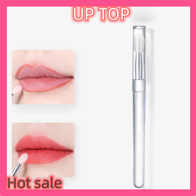Up Top Hot Sale Silicone Lip Balms Lip Mask Brush With Sucker Dust Cover