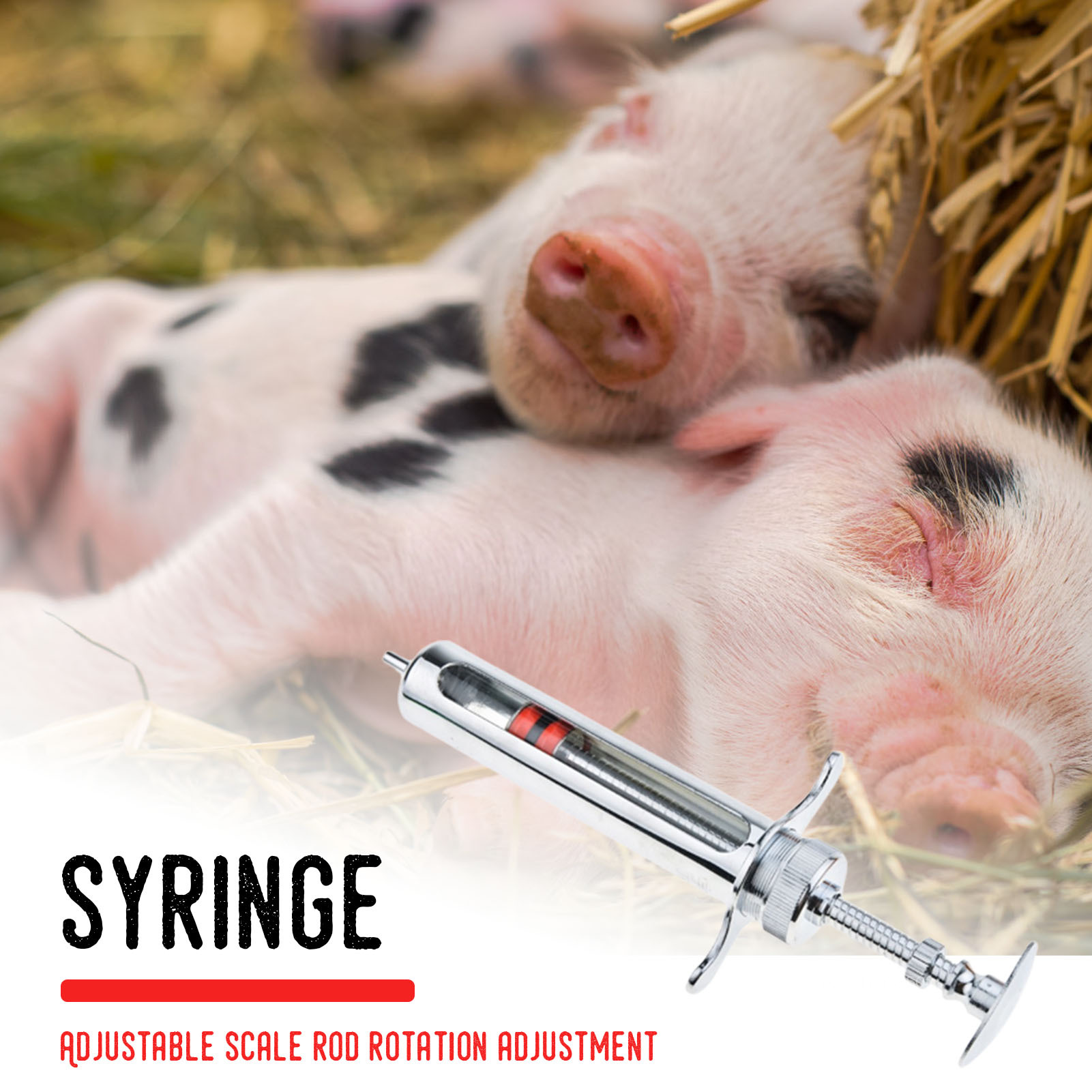 Ngựa Cừu Gia Súc Injector Chịu Mài Mòn Thiết Kế Công thái học Injector Cho Cừu Dê Gia Súc Bò STO-MY