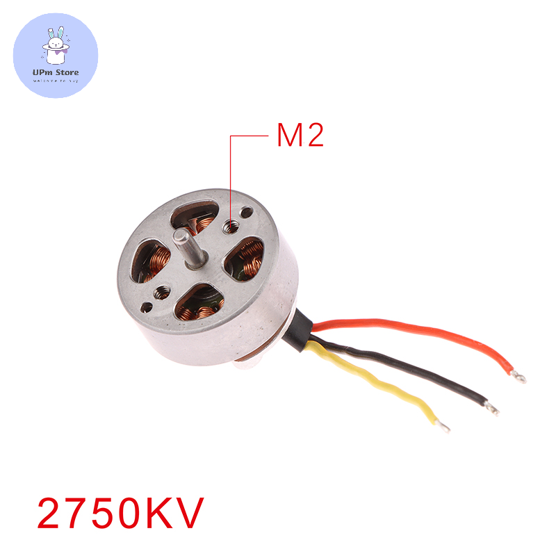 🔥 【Lowest price】UPm 2750kv Mini 18Mm 3-Giai Đoạn Động Cơ Không Chổi Than Tốc Độ Cao 2S-3S 2Mm Trục RC Drone FPV Quadcopter Máy Bay Động Cơ