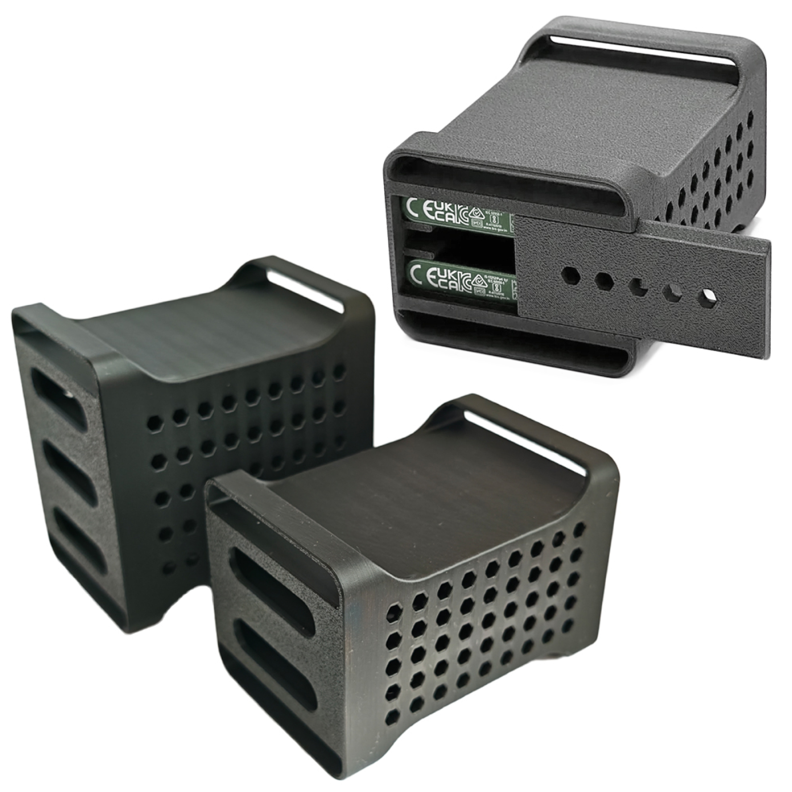 For Samsung T9 SSD Holder 3D-Printed, Matte Black – Secure Storage Case with Slide-Out Cover, Cooling Vents & Type-C Cable Slot for T9 Portable Solid State Drive Giá 334,000 Đồng*Miễn phí vận chuyển