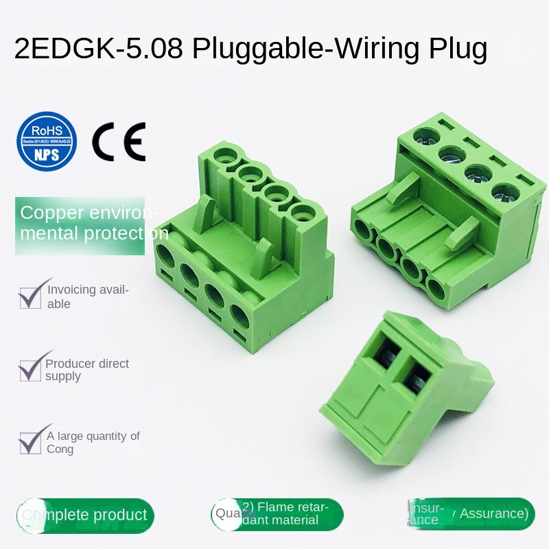 Khối Đầu Nối Tháo Lắp 2EDGK 5.08mm 13P | Tùy chọn Từ 2P-24P – Kết Nối PCB An Toàn, Bền Bỉ