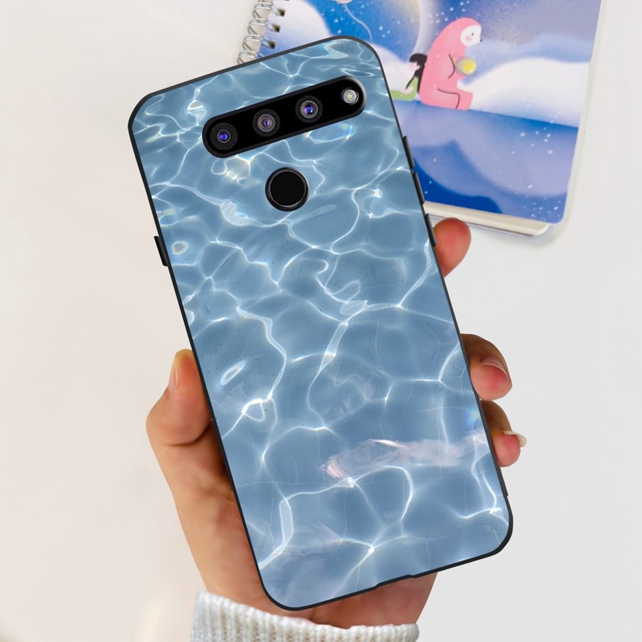 Cho LG V50 Thinq 5G Trường Hợp LM-V500N Dễ Thương Thời Trang Sơn Bìa nhựa TPU mềm Ốp điện thoại cho