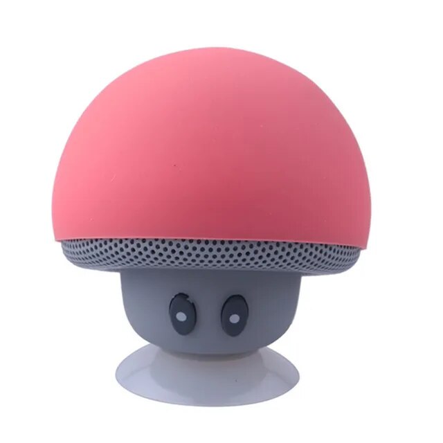 Bán-cũng zuidid thực tế 6 màu sắc nấm dễ thương Bluetooth âm thanh không dây với núm hút cao su giá để điện thoại thoại di động