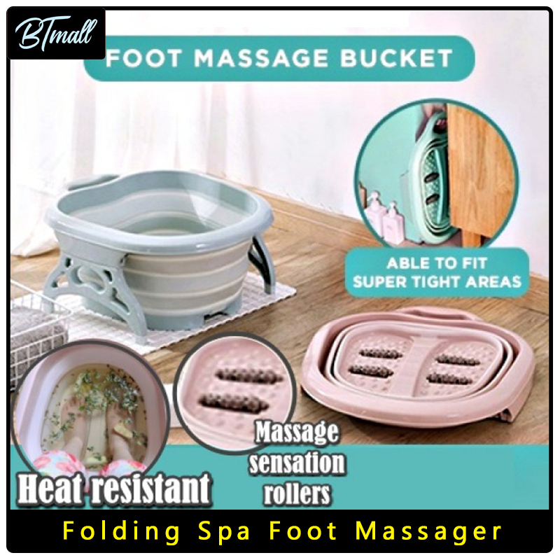 Buy Folding Spa Foot Massager/ Foldable Foot Spa Basin FootBath/ Reflexology/ Massage Singapore