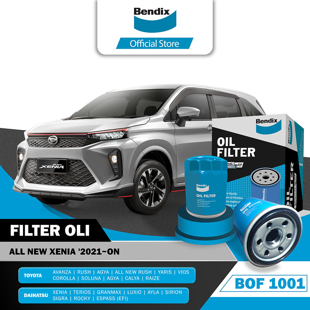 Bendix Filter Oli Saringan Oli Mobil Daihatsu All New Xenia 2021-on - BOF1001 Harga 42,300 rupiah*Gratis Ongkir